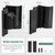 Axfvd RV Shower Door Handle Assembly with Set Screw - Black