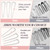 JIRIS 2PCS 4.2Inch French Hair Pins U-Shaped Pins for Women and Girls Fashion Metal Hair Pin French Twist Hair Pins for Buns, Updos,Stylish and Functional(set1-rabbit-silver)