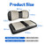 NOKINS Golf Cart Diamond Seat Covers Kit, Fit for Yamaha Drive/Drive 2 OEM Standard Front Seat Cushion, Golf Cart Vinyl Seat Cover, No Nails Required (Oyster Gray and Black)