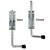 2 Pack 8.8 Inch Spring Loaded Latch Pin, Heavy Duty Spring Loaded Barrel Bolt Latch Pin for Door Fence Trailer Garage (No Screws)
