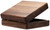 COSISO Walnut Wood Pocket Watch Box Portable Single Pocket Watch Display Storage Travel Case Organizer for Men Women (Contain Chain Clamp Slot)