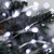 ZELUXDOT Solar String Lights for Outside,100FT 300 LEDs Solar Fairy Lights,Waterproof 8 Modes Button Outdoor String Light for Patio Garden Backyard Tree Wedding Christmas,Silver Wire,Cool White
