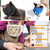 Cat Muzzle for Grooming, Transparent Cat Mouth Muzzle for Nail Trimming, Anti-Biting Breathable Cat Helmet, Adjustable Kitten Mask for Treatment Recovery Pet Puppy Hood Prevent Scratching Biting