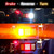 Boursin 12V LED Tail Light For Isuzu NPR NPRHD NKR NHR NRR FSR FRR GMC W Series Elf Truck Rear Lamp 1984- Taillight Assembly Waterproof level IP66 (Pair) Plastic