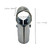 4 Pcs T Clamps Pipe Connector, End Rail T Clamp,Metal Clamp Fittings,1" O.D. 25.4 mm,Galvanized Steel Chain Link Fence, Bolts and Nuts Included