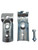 4 Pcs T Clamps Pipe Connector, End Rail T Clamp,Metal Clamp Fittings,1" O.D. 25.4 mm,Galvanized Steel Chain Link Fence, Bolts and Nuts Included