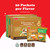 Pocas Honey Ginger Instant Tea Powder, Original & Mint Variety 2-Pack, Ginger Extract & Real Honey, Caffeine-Free Tea, 20 Packets per Box