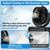 Ruimos Outdoor Portable Misting Fan with 9L Water Tank 20000mAh Powered 3 Strong Wind & 3 Spray Mister Cooling Fan with Light, 80° Oscillation- Ideal for Camping,Garage,Patio Use