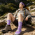 YUEDGE Women's Wicking Cotton Cushion Crew Socks Outdoor Sports Trekking Walking Hiking Socks(3 Pairs Large)