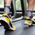 YUEDGE Mens Socks Sweat Wicking Cushioned Anti Smell Cotton Mid Calf Safety Boot Casual Everyday Work Athletic Crew Socks for Men Size 9-11, 5 Pairs