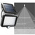 Solar Barn Light Outdoor Waterproof 56 LED 700Lum Shed Light Solar Security Flood Lights Motion Detector IP65 120° Sensor Angle Solar Powered for Patio Barn Garden Pathway Yard Lawn Balcony(Pack of 2)