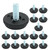 LIDSCURA 1/4-20 Stainless Steel Adjustable Furniture Levelers Screw in Threaded Leveling Feet for Furniture Glide Leveling for Table Chair Cabinet Legs (16)