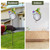 Outdoor Indoor Wall Thermometer with Hummingbird Metal Stake Outside Waterproof Decorative Temperature for Lawn Yard Pathway Patio Decorations