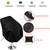 Skyour Boat Seat Cover 1pcs Outdoor Waterproof Captain's Chair Seats Covers Dustproof Pedestal Pontoon Captain Boat Bench Chair Seat Cover for Helm Chair Protector Cover (25.6x25.6x47 in, 1pcs Black)