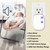 LUAMB Wireless Doorbell, 1,000ft Range Loud Enough with 5Volume Levels and Mute Mode Door Chimes LED Flashing