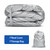iCOVER Pedal Boat Cover, Fits 3 or 5 Person Paddle Boats Water Proof Heavy Duty Paddles Covers, Grey