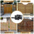 Aglehome Double Side Gate Latch, Heavy Duty Gate Latch for Wooden Fence, Black Fence Gate Latch with Handles, Left Inswing Gate Latch for Wooden Gates, Vinyl Gate, Backyard, Garden