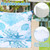 Hoteam 4 Set Outdoor Chair Patio Cushions 20 x 20 Inch Deep Seat Waterproof Chair Cushions for Patio Furniture Set Replacement Removable Seat and Back (Ocean)