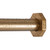 Ivilon Tension Curtain Rod - Hexagonal Spring Tension Rod for Windows or Shower, 54 to 90 Inch, Warm Gold