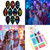 12 Colour Face Paint – Water-Based – Mess-Free Face Painting Kit with Stencils – Fast-Drying, Washable, Easy to Clean, Non-Toxic Face Paint for Festivals, Parties, Masquerade, Fancy Dress, Carnival