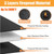 3' X 5' heat shield for the wall behind the grill, Fireproof heat shield for grill, protecting deck fence railing from grill heat, stove wall protector, BBQ Smoke，grill mats for outdoor grill