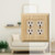 Amerelle Baker Double Duplex Unfinished Wood Wallplate