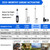 ECO-WORTHY Heavy Duty 330lbs/1500N Solar Tracker Linear Actuator Multi-Functions with Mounting Brackets (12V, 8") IP54 Waterproof Linear Motion Actuator