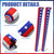 Harsever 48" 4th of July American Flag Boat Trailer Guide Pole Covers 2 Pcs,USA Boat Trailer Accessories for Fishing Boats Sailboat Trailers Independence Day Decorations (Red Blue02)
