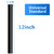 OPERMAXER Flanged Sink Tailpiece 1-1/4 in. OD, 12 inch Brass Extension Tube for Trap, Drain Connections, Siphon Immersion Pipe For Bathroom Under Sink, Matte Black