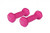 GYMENIST Pair of Dumbbells Set of 2 Soft Non Slip Grip Dumbbells Pair Covered with Neoprene (1 LB)