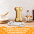 Teenyyou 7.5 x 4 Inch Extra Large Dog Bone Cookie Cutter Stainless Steel Metal Doggie Paw Footprint Treat Cookie Cutter Biscuit Mold for Sandwiches Fondant Homemade Treats