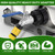 TianTianUp 3-Size IBC Tote Adapter Kit for 275–330 Gallon Water Tanks Hose Fittings, 2.44" Fine, 2" Fine and 2" Coarse Threads, 1/2" Male NPT × 3/4" Male GHT 304 Stainless Steel Garden Hose Faucet