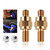 2 Set Side Post Battery Terminal Extension Bolt with Nuts,3/8"-16 Coarse and 3/8"-24 Fine Teeth Side Post Battery Bolts,Batteries Terminal Bolt for Reliable Current Transfer (B-2PCS)