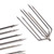 CAJOAUIS Fishing Harpoon 7 Prong Stainless Steel Fishing Gig Gaff Fork Hook with 8mm Screw for Frog Barbed Stainless Steel