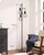 EDISHINE Industrial Dimmable Floor Lamp Gold, Farmhouse Standing Lamp for Living Room with 3 LED Edison Bulbs, Modern Tall Standing Corner Lamp with Metal Diamond Cage for Bedroom, Office