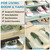 Hersvin Shelf Liners 24 in x 20 ft Drawer Mats Non-Adhesive Cupboard Protector Kitchen Cabinet Lining Fridge Liner (Clear/Diamond)