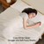 BEDELITE Flannel Sheets King Size White - Super Soft Fleece Sheets Set Fluffy Extra Plush, 4 Piece(Include Fitted Sheet, Flat Sheet, 2 Pillowcases)
