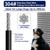 75Ft Dog Tie Out Cable, Dog Leads for Small to Large Pets Up to 300 Pounds, 5mm Heavy Duty 1000lbs Break Strength Galvanized Braided Steel Pet Outdoor Leash Cable