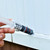 Finish Line Caulk – Acrylic Urethane Elastomeric Sealant – Pre-Filled Precision Caulk Gun – White – 5-Pack – Flexible & Durable Sealant for Trim, Baseboards, and Small Cracks