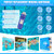 DWALE Replacement for Nature2 Duoclear 25 35 Mineral Cartridge,W28001 W28002 with Zodiac DuoClear Fusion, Fusion Soft,Vision Pro System Aboveground Ingroud Pool Vessels,for up to 35,000 Gallons Pool