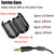 Clip-on Ferrite Ring Core Choke - Noise Ferrite Beads Clip 22pcs EMI RFI Suppressor for USB, Audio, Smart Devices – Snap-On Signal Filter 3.5mm 5mm 7mm 9mm for Interference Reduction