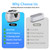 Magnasonic Ultrasonic Cleaner - 20oz Stainless Steel Tank, Digital Timer, 5 Cleaning Modes, Ultrasonic Jewelry Cleaner for All Jewelry, Eyeglasses, Watches, Dentures, Retainers & More
