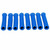 8pcs 2500° Spark Plug Wire Boots Heat Shield Cover Wire Boots Wrap Protector Sleeve For LS1/LS2 SBC BBC 350 454 Car Truck (Blue)