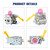 Powtol SST25 Carburetor for Poulan Weedeater Featherlite FL26 FL20 XT260 SST25CE SST25C FL20C FX26S FX26SC FL25 MX550 FX26 XT700 TE475 MX557 Trimmer Replace 530071822 C1U-W18