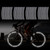 TOMALL 40pcs Reflective Wheel Rim Stripe Decals for Bicycle, Car, Cycling, Bike, Motorcycle - Night Safety Decoration Stripe Universal Rim Reflective Stickers (White)