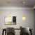 jengush Battery Operated Chandelier Lights Set of 2，Rechargeable Pendant Light,Indoor Ceiling Light Fixture with Remote 12 Colors Modes Dimmable for Dining Room Kitchen Bedroom Living Room(Gold)