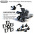 Slab Flattening Router Bit 1/2 Shank, 6-Wing, 2" Cutting Dia, Insert Carbide CNC Spoilboard Surfacing Router Bit, Wood Planer Planing Bit for Flycutter/ Slab Leveler/ Rabbeting by SICWOOD