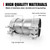 Peastorm 2.5 to 2.5 Inch Exhaust Adapter, 2.5" ID Exhaust Reducer Connector Pipe with Clamp