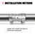Peastorm 2.5 to 2.5 Inch Exhaust Adapter, 2.5" ID Exhaust Reducer Connector Pipe with Clamp