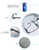 OKH 200% Magnifying Glasses with Light, Rechargeable LED Lighted Magnification Eyeglasses, Anti Blue Light, Bright Sight Hands Free Magnifier for Close Work, Craft, Jewellers, Reading, Hobby